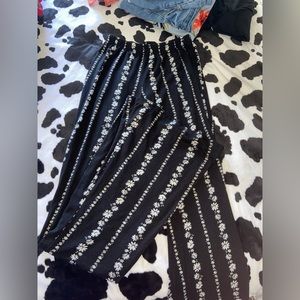 Boho flare pants